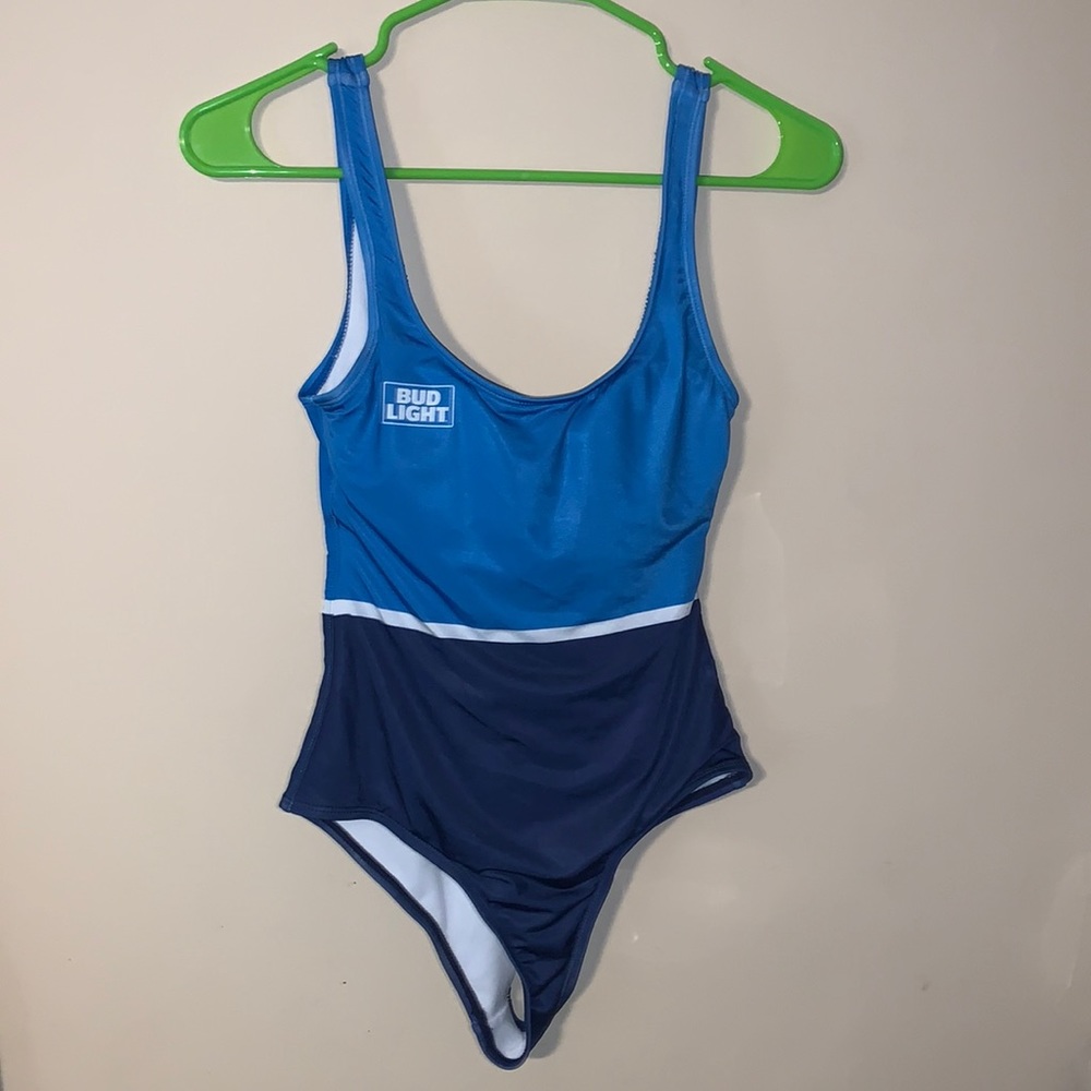 Bud Light Size Small One Piece Swimsuit